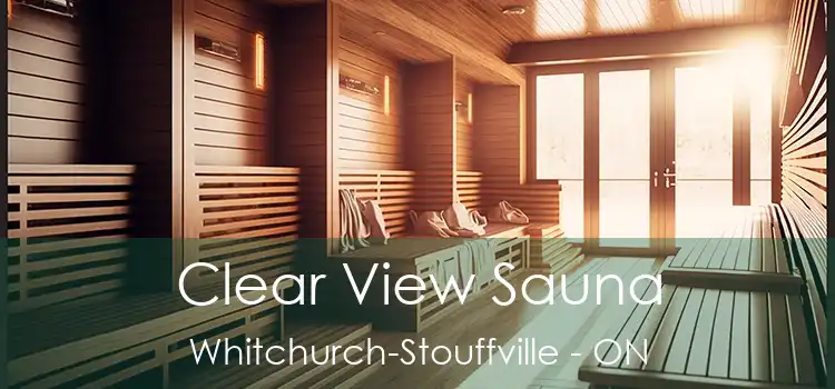  Clear View Sauna Whitchurch-Stouffville - ON