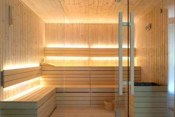 Modern Sauna Setup in Whitchurch-Stouffville, Ontario