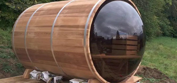 Panorama 4-Person Glass Cabin Sauna Maintenance in Whitchurch-Stouffville, Ontario