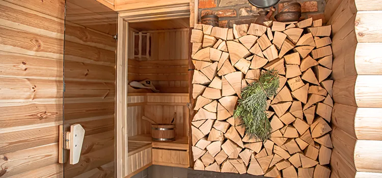 Eucalyptus Wood Sauna Walls Repair And Installation in Whitchurch-Stouffville, ON