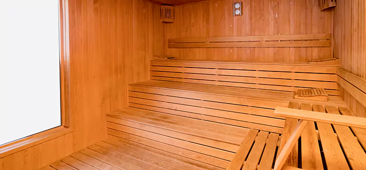 Custom Hemlock Wood Sauna Construction in Whitchurch-Stouffville, Ontario