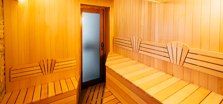 Old Cabin Conversion To Sauna in Whitchurch-Stouffville, Ontario